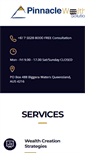 Mobile Screenshot of pinnaclewealth.org