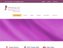 Tablet Screenshot of pinnaclewealth.co